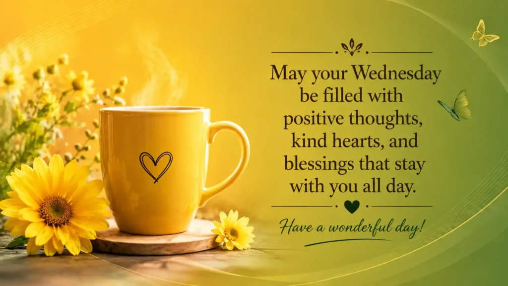 Beautiful Good Morning Wednesday Blessings Images