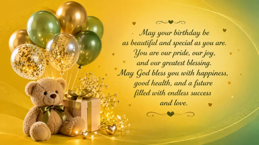 Birthday Blessings for Daughter From Parents