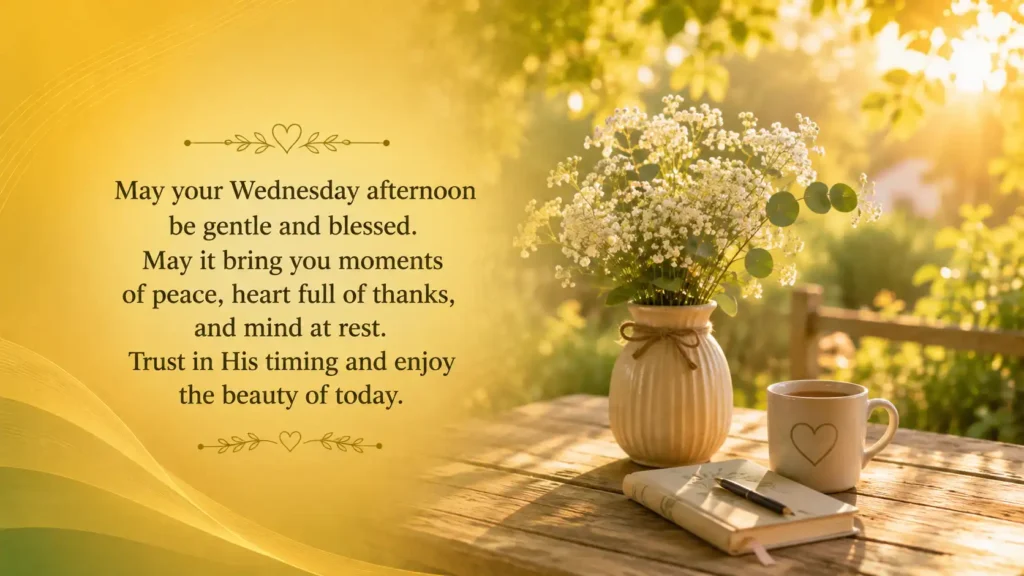 Blessed Wednesday Afternoon Quotes