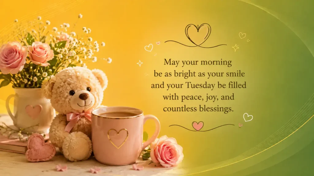 Cute Good Morning, Tuesday Blessings and Quotes