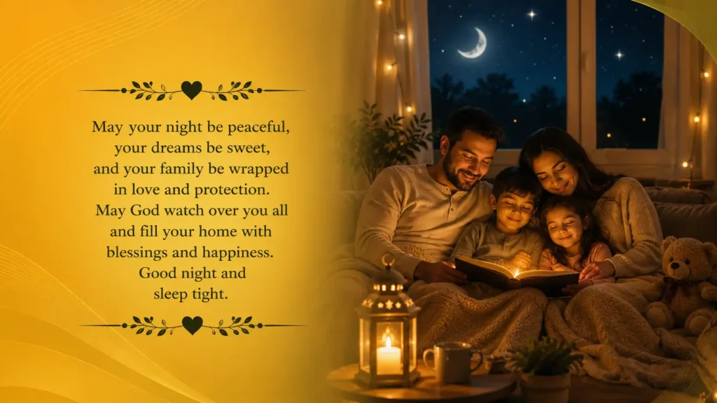 Cute Good Night Blessings For Family
