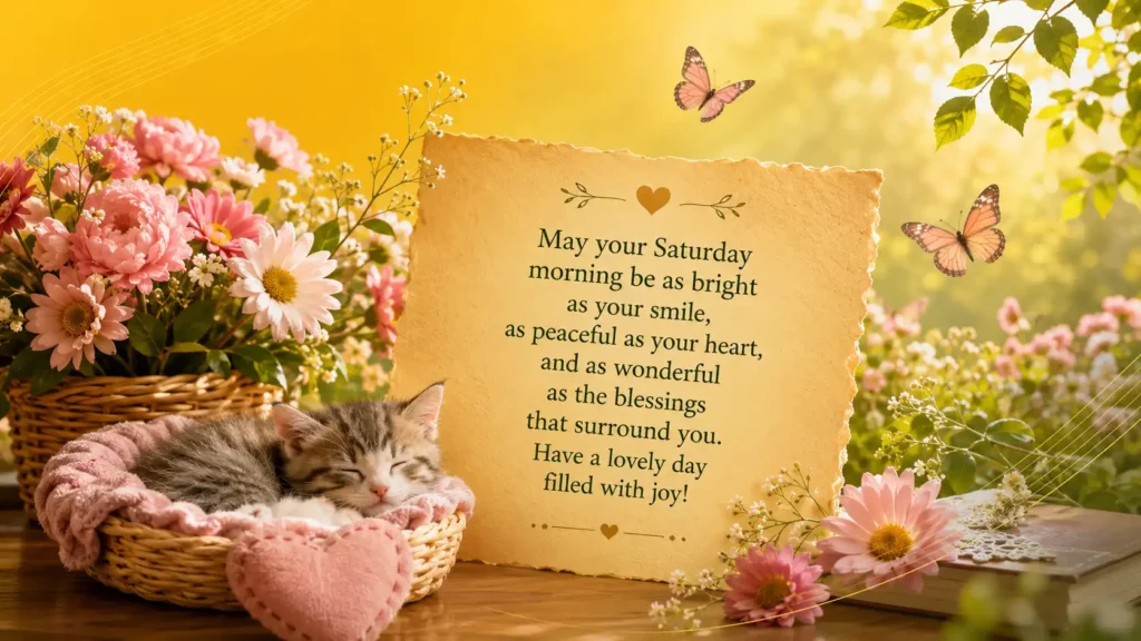 Cute Saturday Morning Messages​