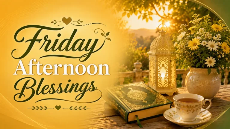 Friday Afternoon Blessings