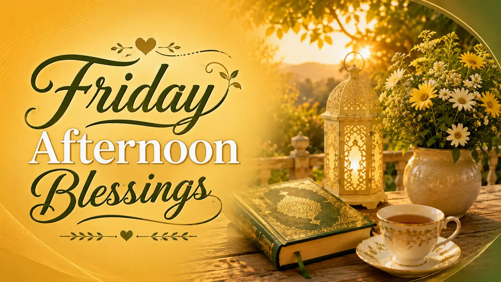 Friday Afternoon Blessings