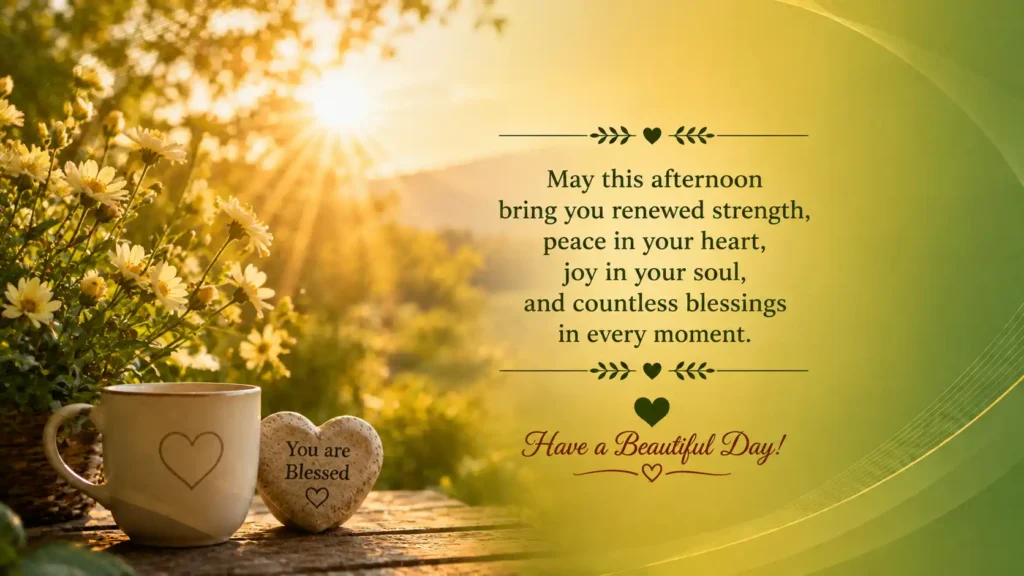 Good Afternoon Monday Blessings