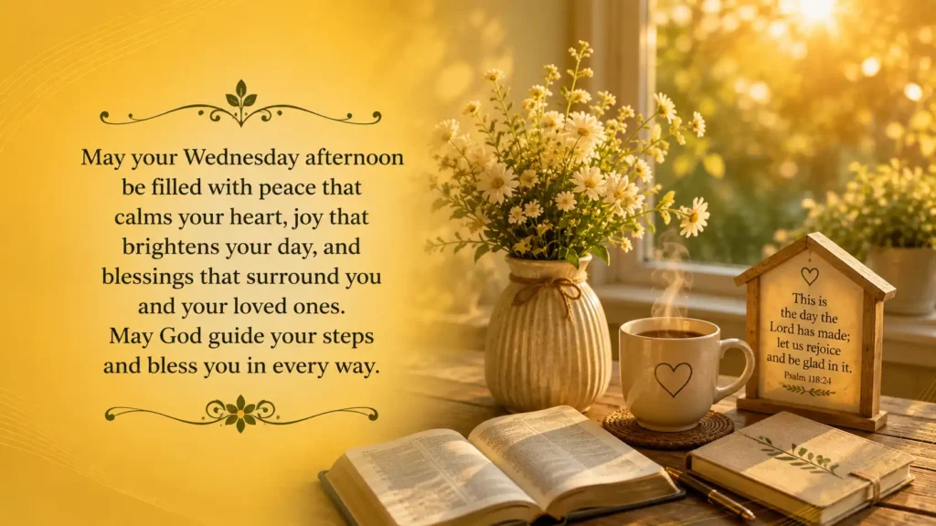 Good Afternoon Wednesday Blessings