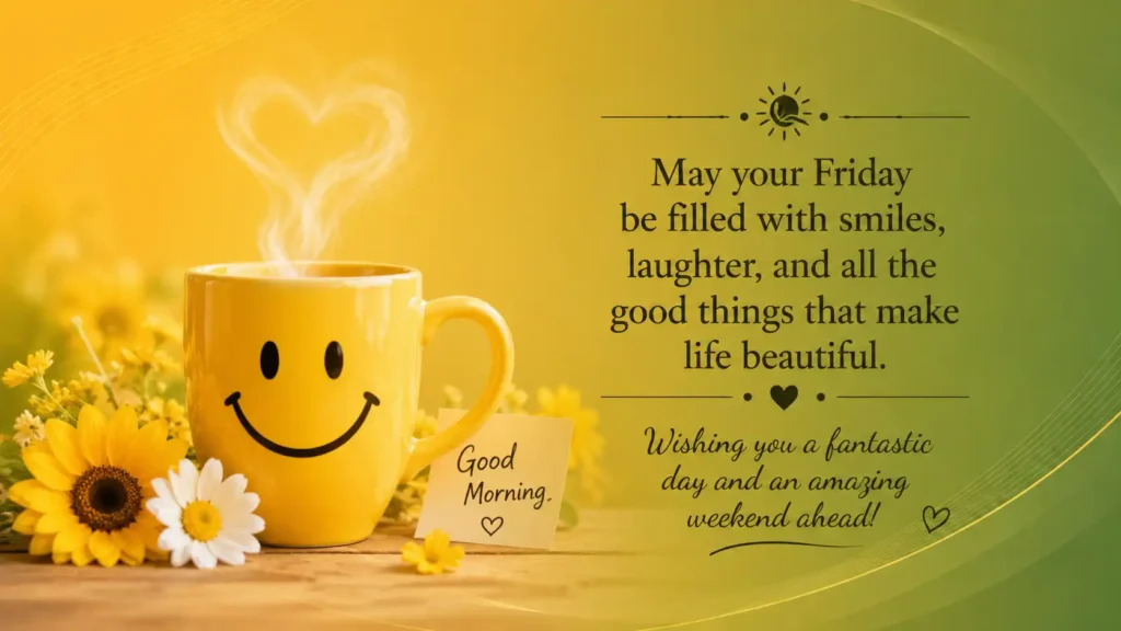 Good Morning Happy Friday Images