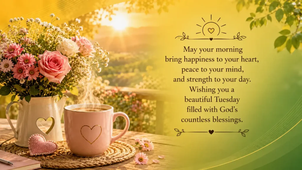 Good Morning Happy Tuesday Blessings