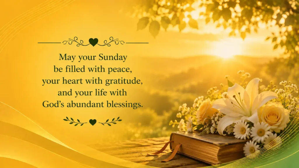 Good Morning Sunday Blessings Images