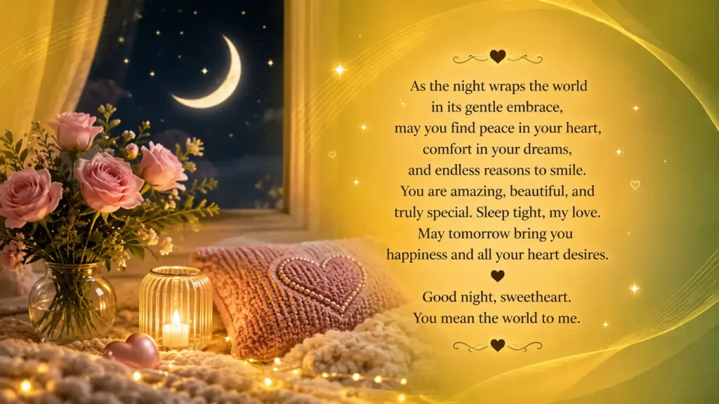 Good Night Wishes For Her