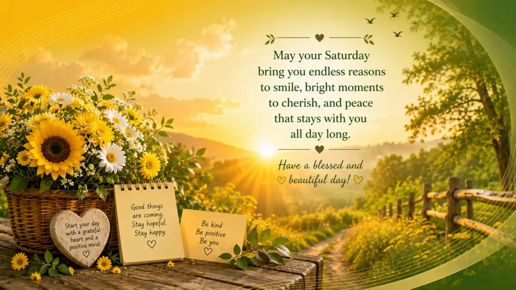 Happy Saturday​ Good Morning Quotes