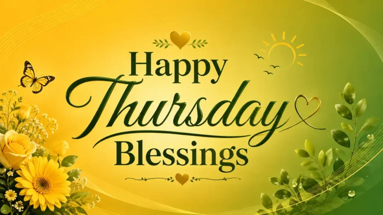 Happy Thursday Blessings