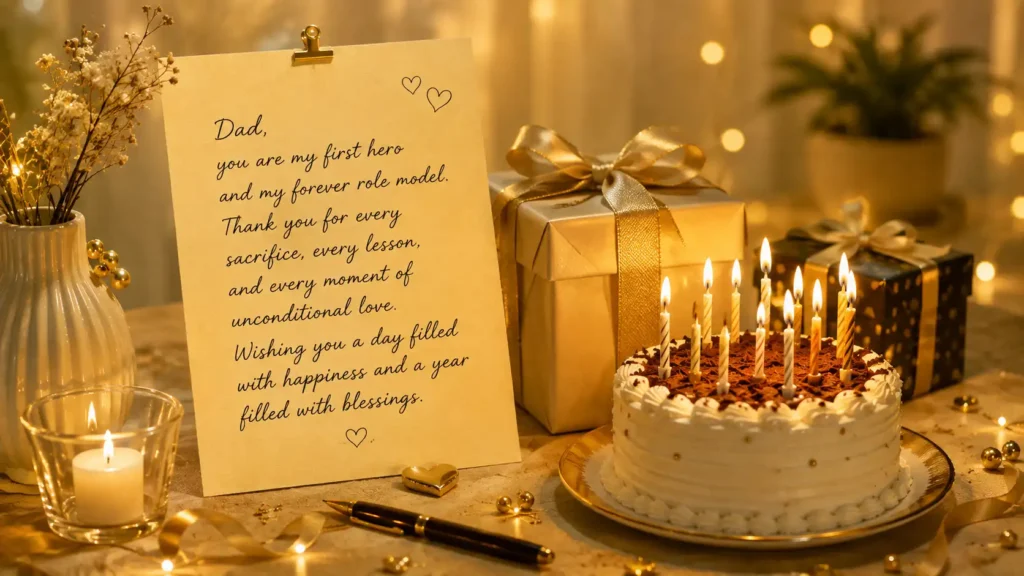 Heart Touching Birthday Wishes for Dad