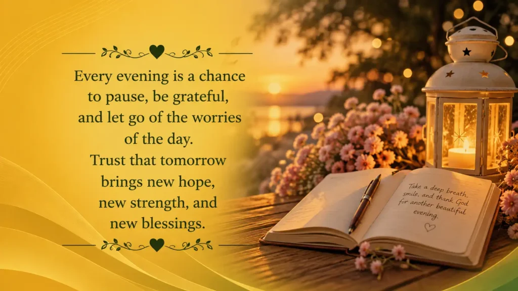 Inspirational Good Evening Quotes
