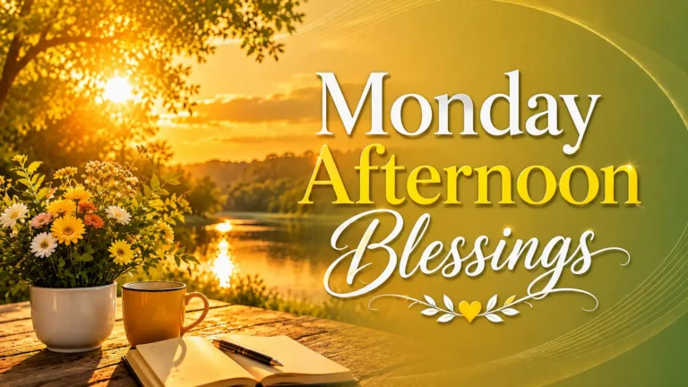 Monday Afternoon Blessings
