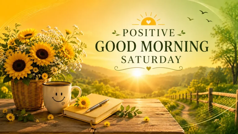 Positive Good Morning Saturday