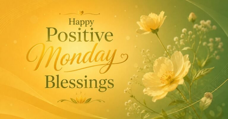 Positive Monday Blessings