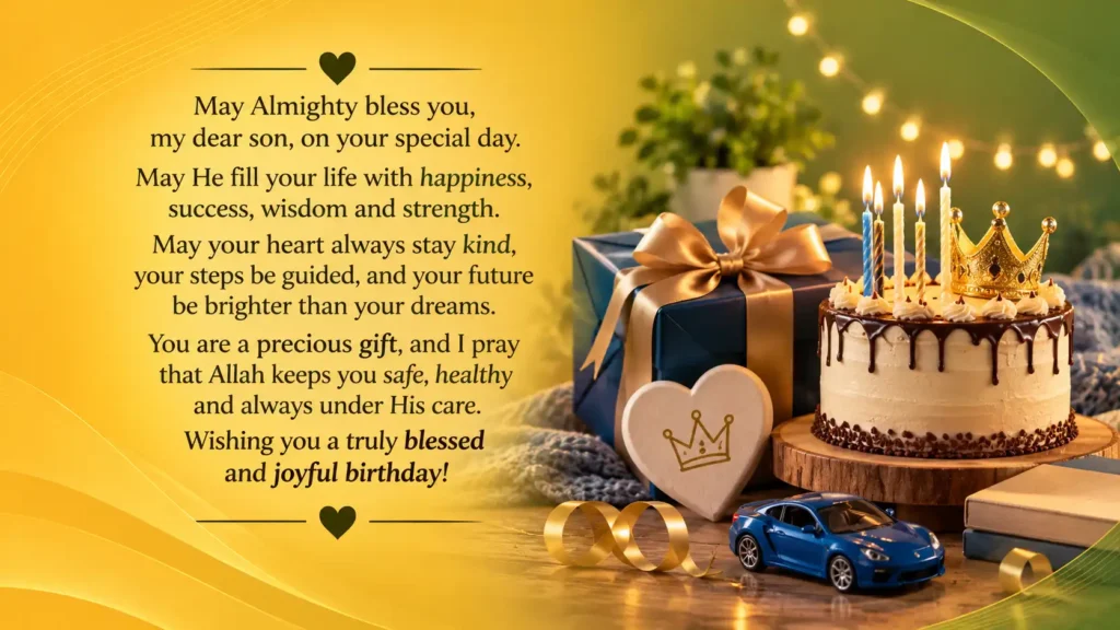 Religious Birthday Blessings for Son