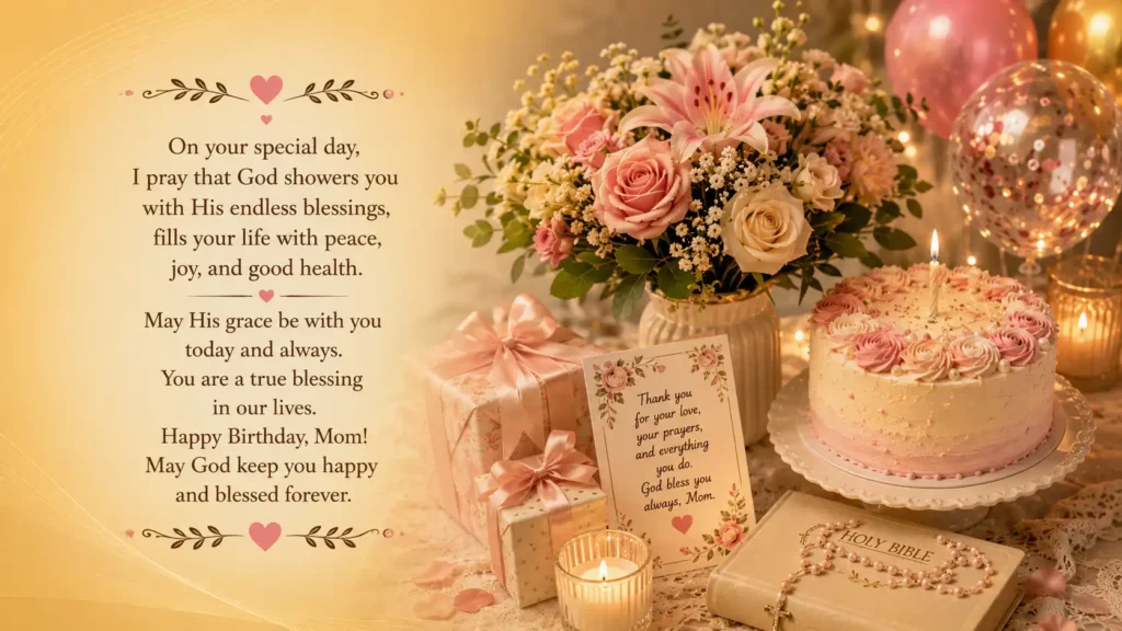 Religious Birthday Wishes for Mom