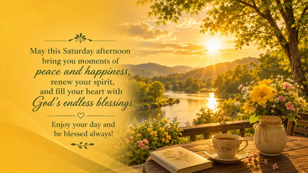 Saturday Afternoon Blessings Images