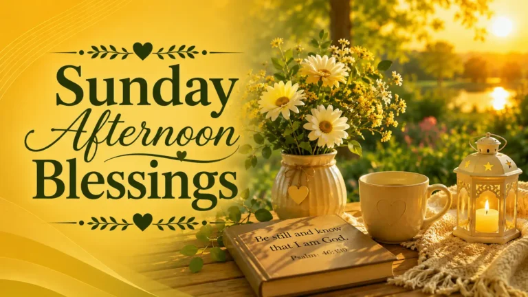 Sunday Afternoon Blessings