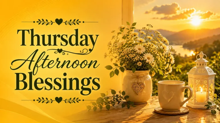 Thursday Afternoon Blessings