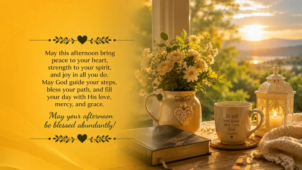 Thursday Afternoon Prayers
