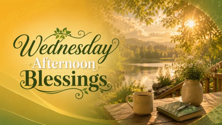 Wednesday Afternoon Blessings