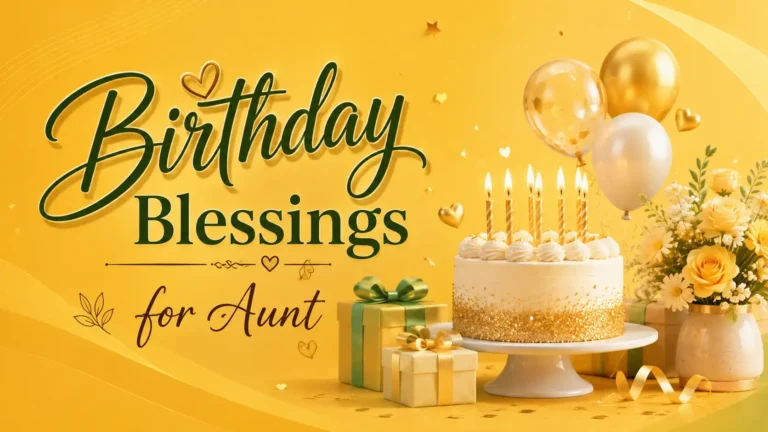 Birthday Blessings For Aunt