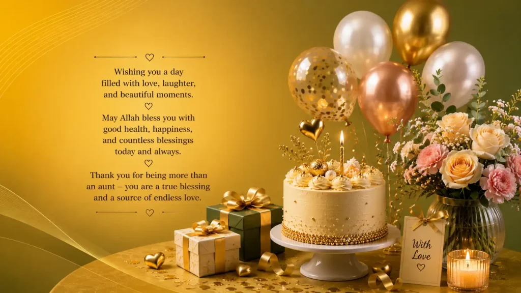 Emotional Birthday Blessings for Aunt