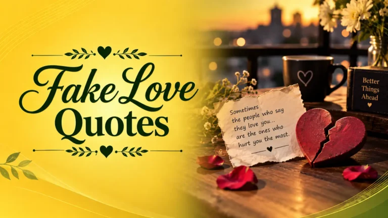 Fake Love Quotes