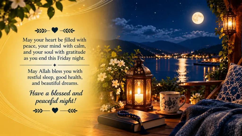 Good Night Friday Blessings