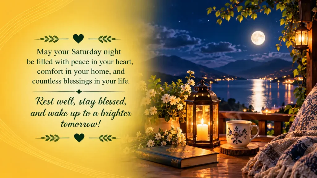 Good Saturday Night Blessings