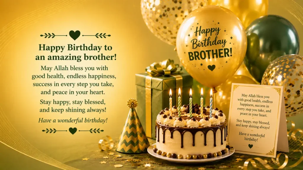 Happy Birthday Wishes for Brother