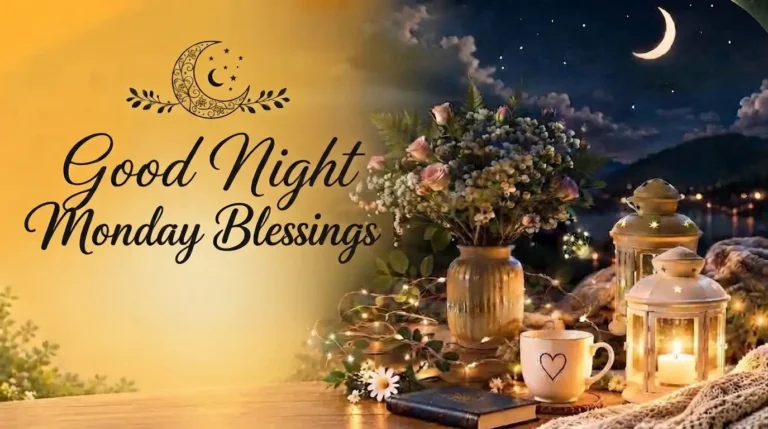 Monday Good Night Blessings