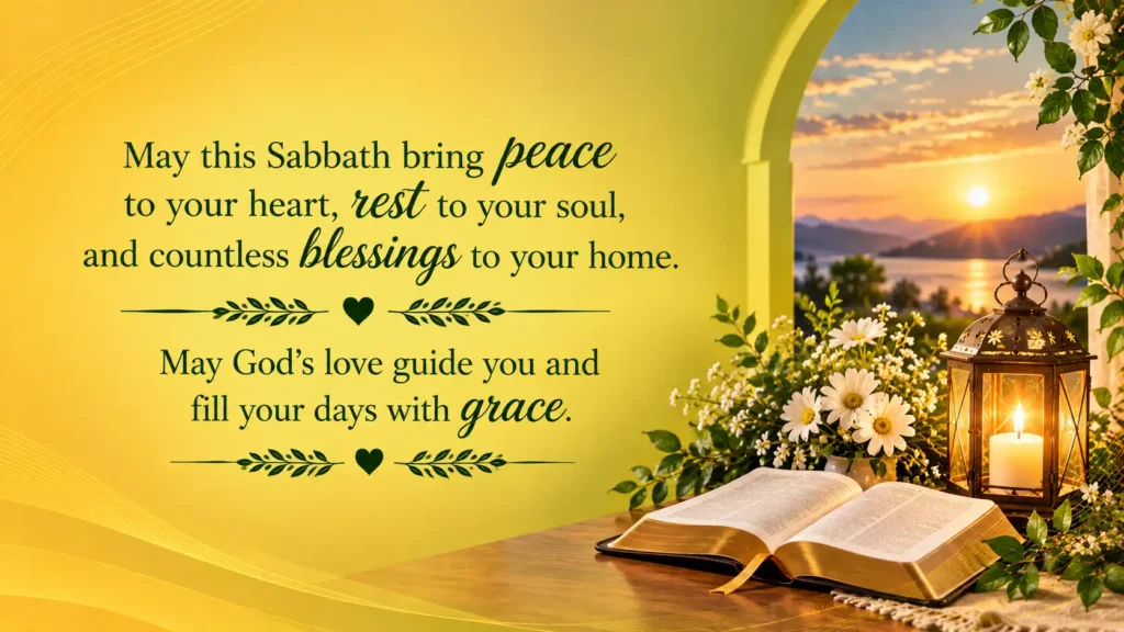 Sabbath Blessings Images