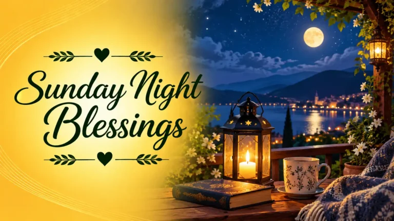 Sunday Night Blessings