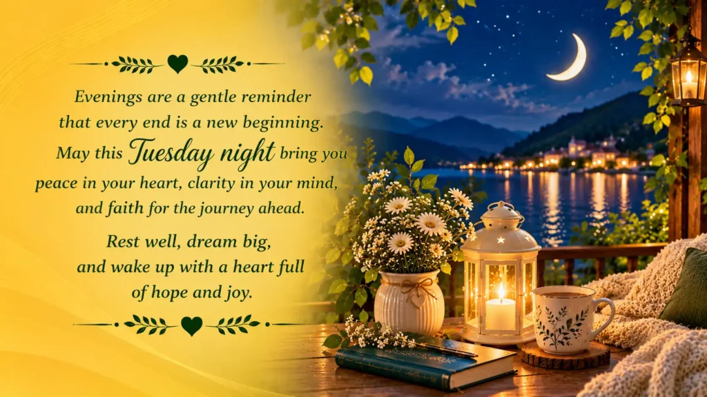 Tuesday Night Blessing Quotes